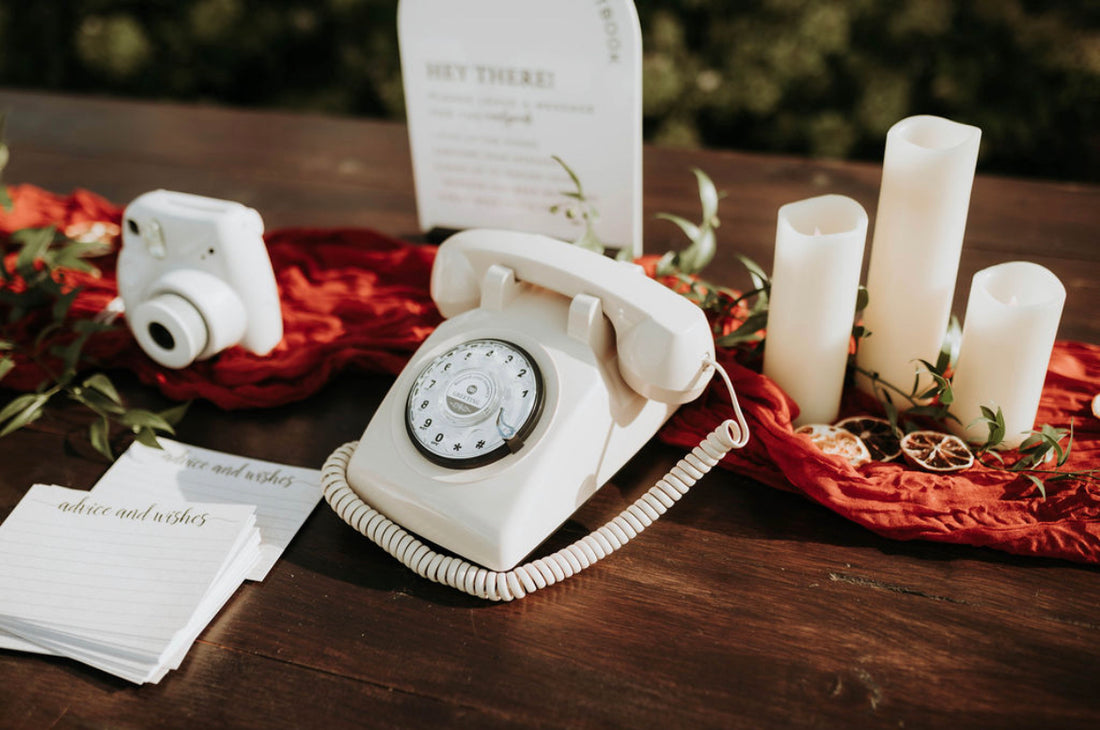 Audio Guest Book Phone for Weddings