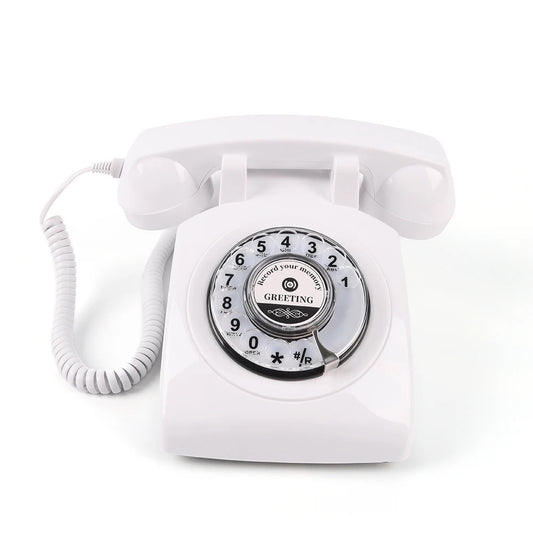 White Audio Guest Book Phone Rental